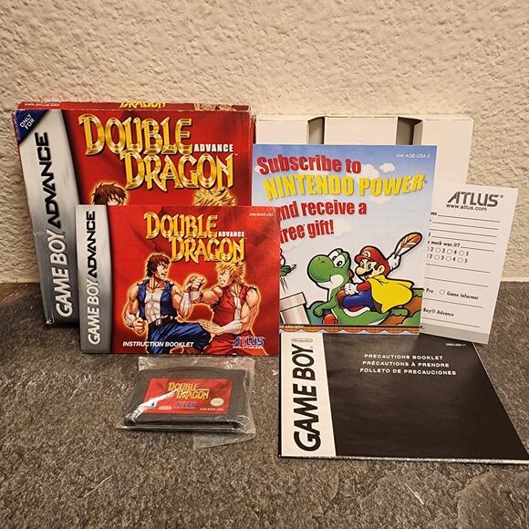 Game - Double Dragon Advance (CIB++) - GBA - Atlus - Picture 16 of 16
